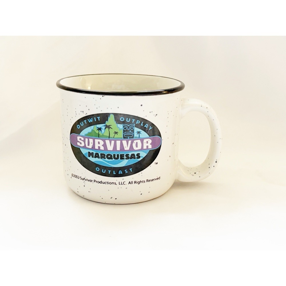 Collector Survivor Marquesas Campfire Coffee Mug Large Season 4 2002